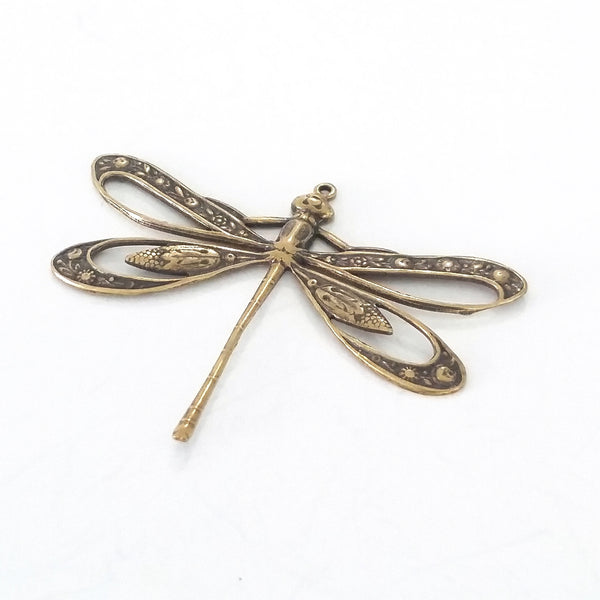  Opexicos 50Pcs Brass Dragonfly Charms Pendants for