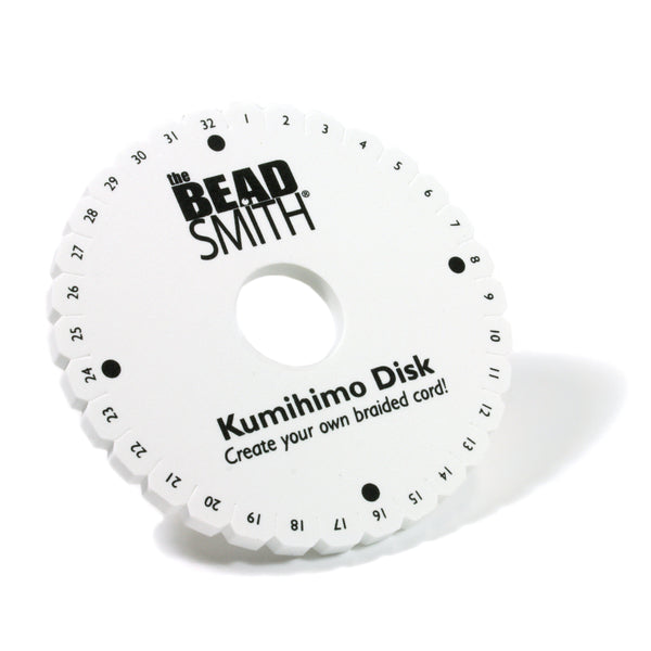 Kumihimo Disk with Instructions, 4.25 Inches, 3/8 Inch Thick, 35mm Hol -  Jewelry Tool Box