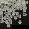 Plastic Post Earring Earnuts, Clear, 4x4mm, Hole: 1mm Lot Size 5000 Pieces, #1318