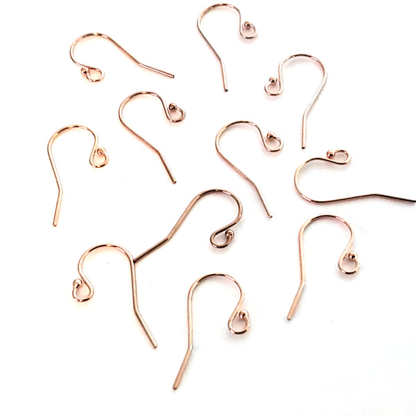Rose Gold Filled Ear Wires, Earrings Hooks, Easy Attach, Easy Change S -  Jewelry Tool Box