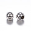 Solid Stainless Steel Beads