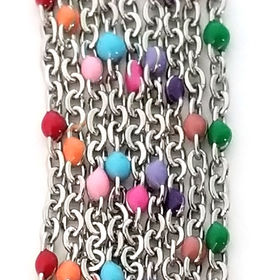 Enamel Stainless Station Chain
