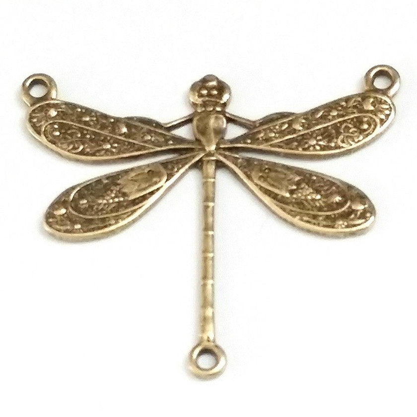 Brass Dragonfly Charms