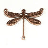 Antique Copper Dragonfly Charms