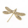 Antique Gold Dragonfly Charms