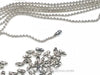 1.5mm Ball Chain, Stainless Steel, Lot Size 25 Meters Spooled #1923