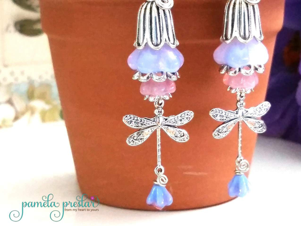 How to Make Wrapped Bead and Charm Earrings