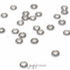 Rondelle Beads, Big Hole, 4x1.5mm, 2.5mm Hole, Lot Size 1000 Beads, #1451