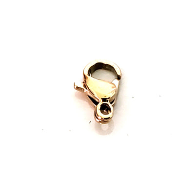 10mm Rose Gold Lobster Clasps, Stainless Steel Real Rose Gold Plated, Lot Size 50 Clasps, #1330 RG
