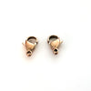 12mm Rose Gold Lobster Clasps, Stainless Steel Real Rose Gold Plated, Lot Size 50 Clasps, #1332 RG