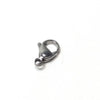 15mm Lobster Clasps, Stainless Steel, Lot Size 100 Clasps