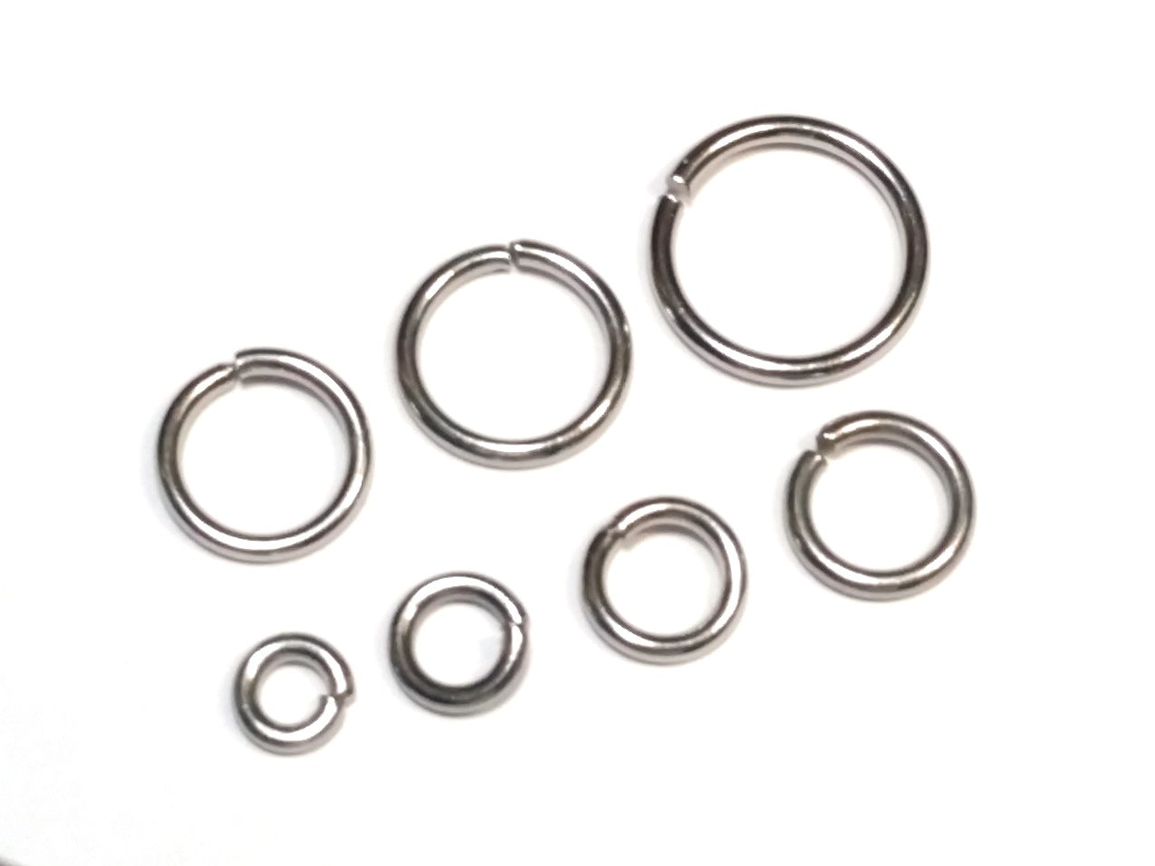 50 - Square Stainless Steel Jump Rings - 9 Sizes in 14 gauge, 16 gauge –  Creating Unkamen