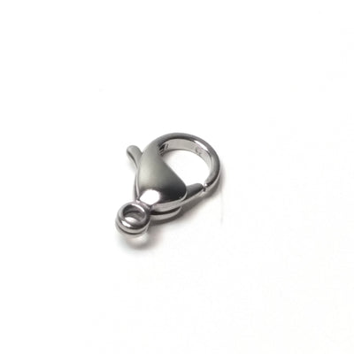 17mm Lobster Clasps, Stainless Steel, Lot Size 50 Clasps