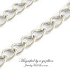 Twist Chain, Stainless Steel Soldered Links, 3x4x0.5mm, 25 Meters Spooled, #1925