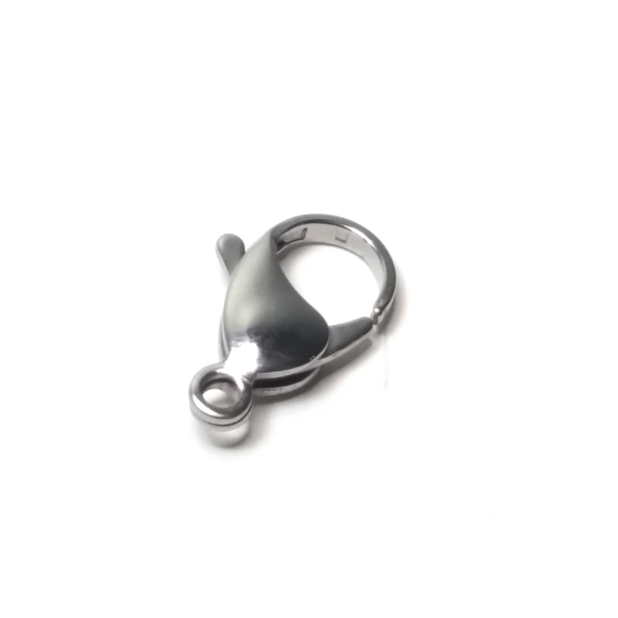 19mm Lobster Clasps, Stainless Steel, Lot Size 50 Clasps