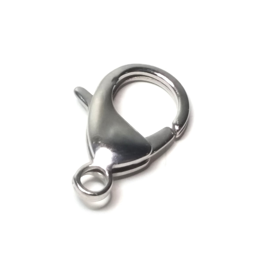 27mm Lobster Clasps, Stainless Steel, Lot Size 5 Clasps
