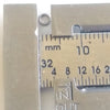 3mm jump rings on ruler