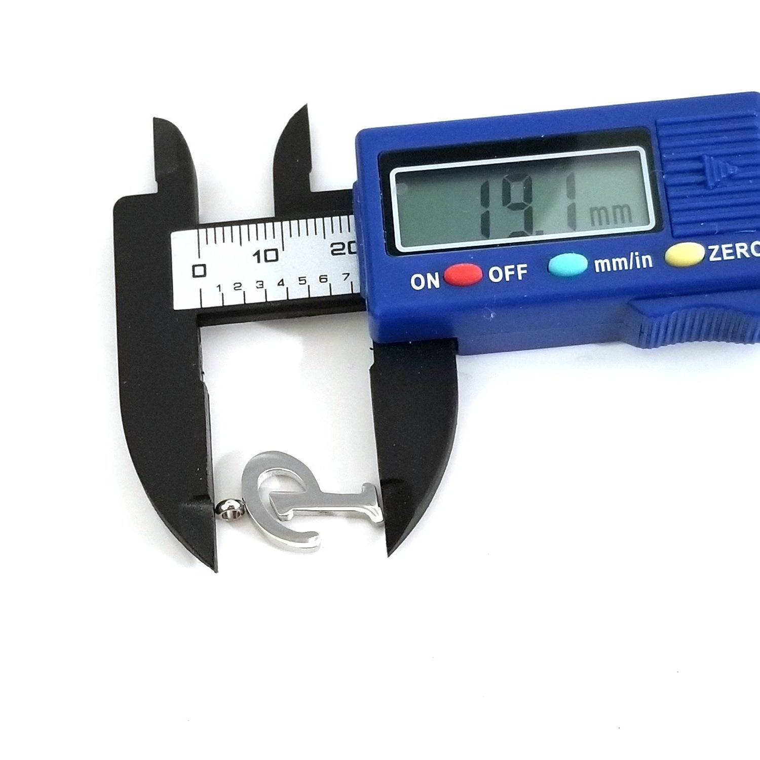 Letter Pendants, Stainless Steel, Full Alphabet of 26 Letters