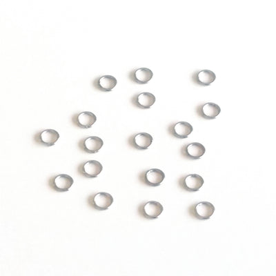 Very Thin Jump Rings, 4mm outside diameter, 0.6mm thick, Stainless Steel