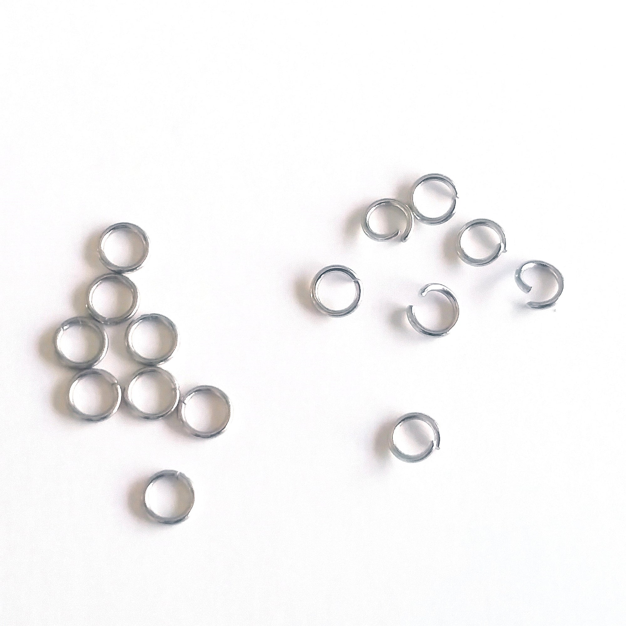 100 Heavyweight 16g Jump Rings Stainless Steel Open 6mm 7mm 9mm