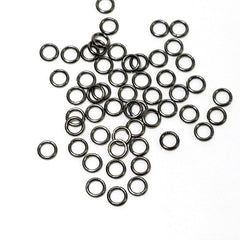 SHINY BLACK ICE 7mm 16 GA AWG Jump Rings / 5 Gram Pack (approx 70) / s –  StravaMax Jewelry Etc