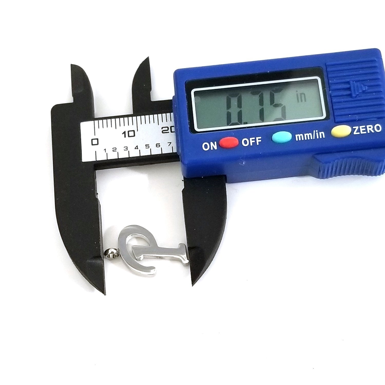 Letter Pendants, Stainless Steel, Full Alphabet of 26 Letters