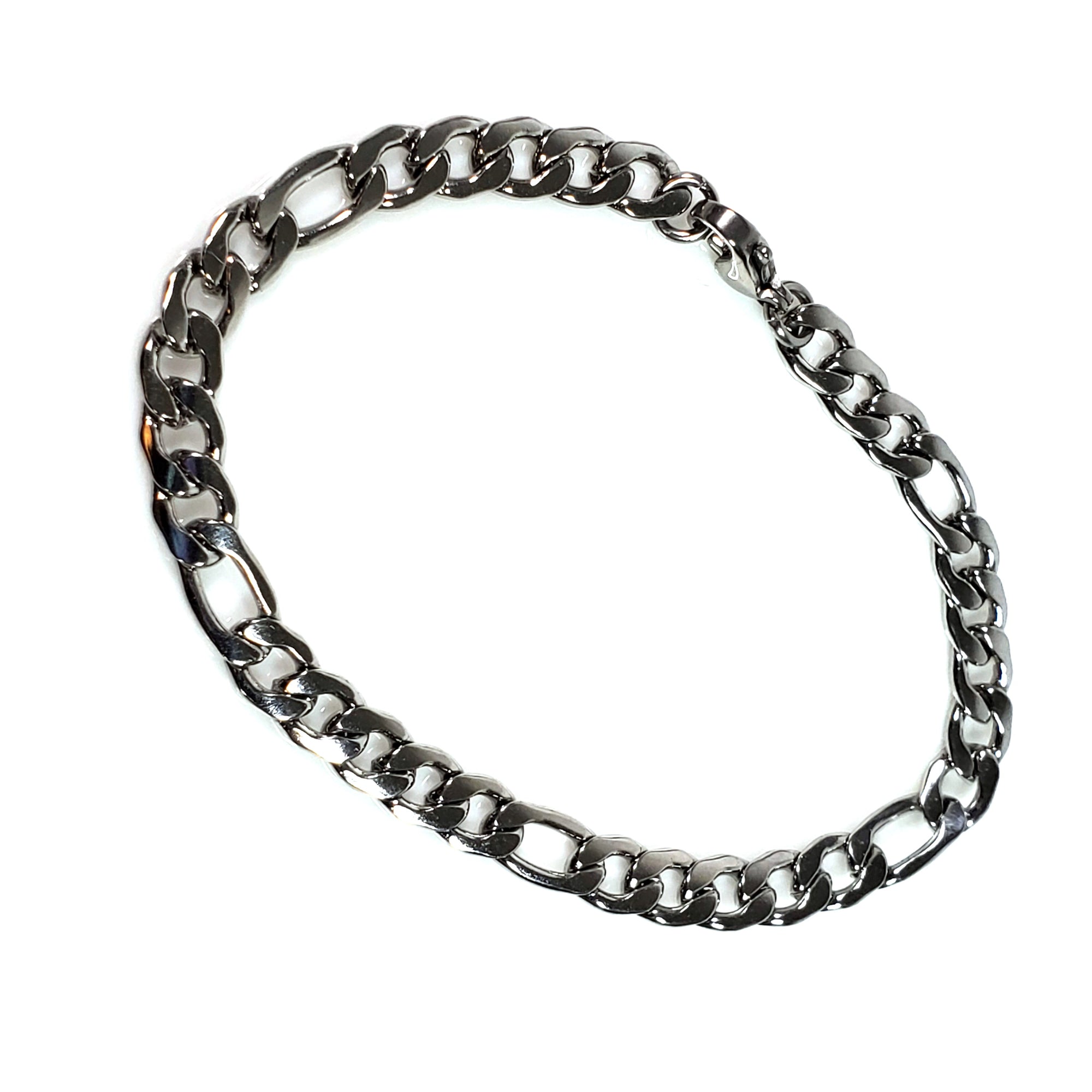 6mm Figaro Chain, Lot Size 30 Feet, #1976