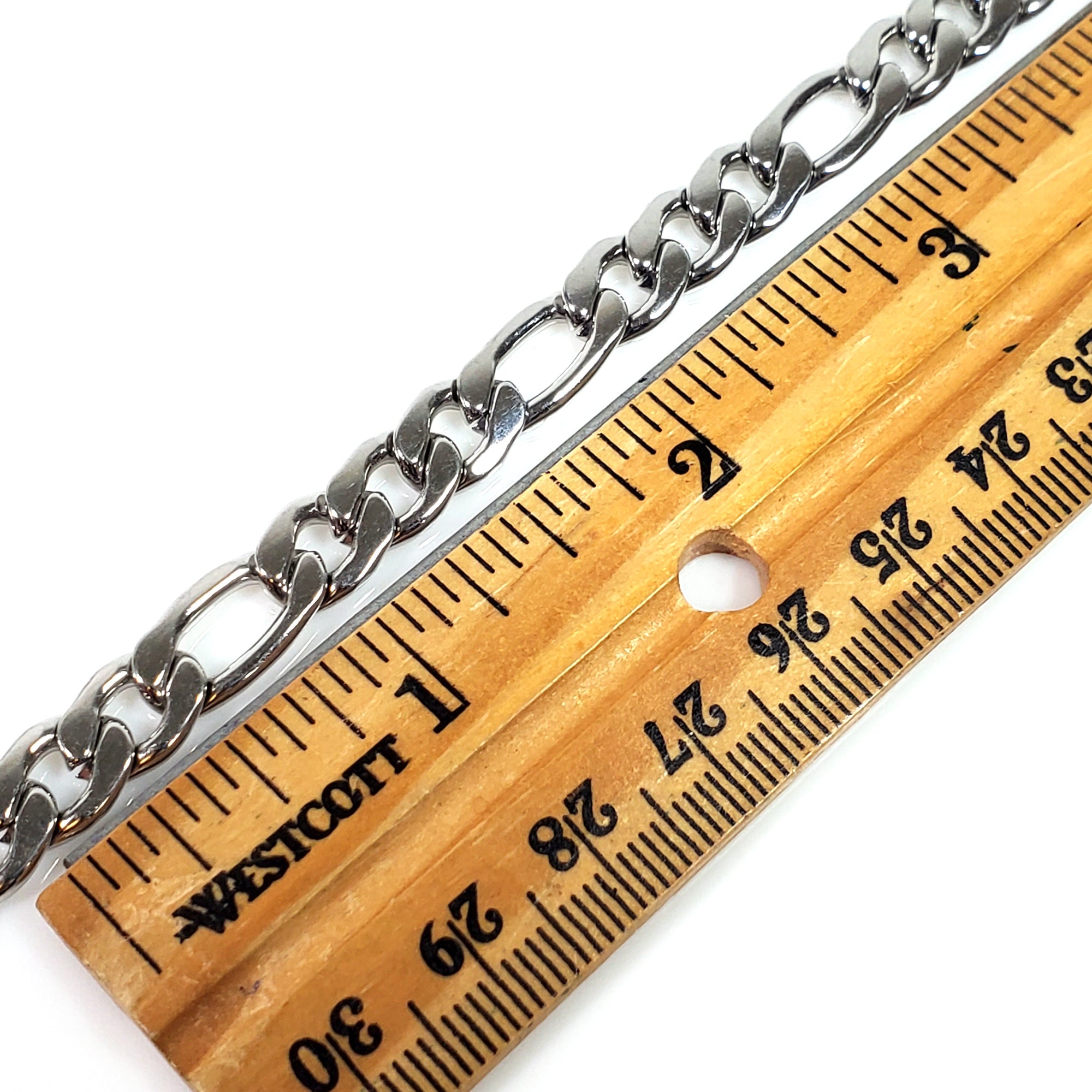 10mm Figaro Chain, Lot Size 30 Feet, #1980