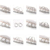 Hoop Earrings Complete Collection, 40 Sets, 1 Pair Each of Every Shape and Size