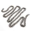 Byzantine Chain Stainless Steel, Open Links, 6mm Diameter, 1 Meter #1966 A