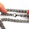 Byzantine Chain Stainless Steel, Open Links, 6mm Diameter, 1 Meter #1966 A