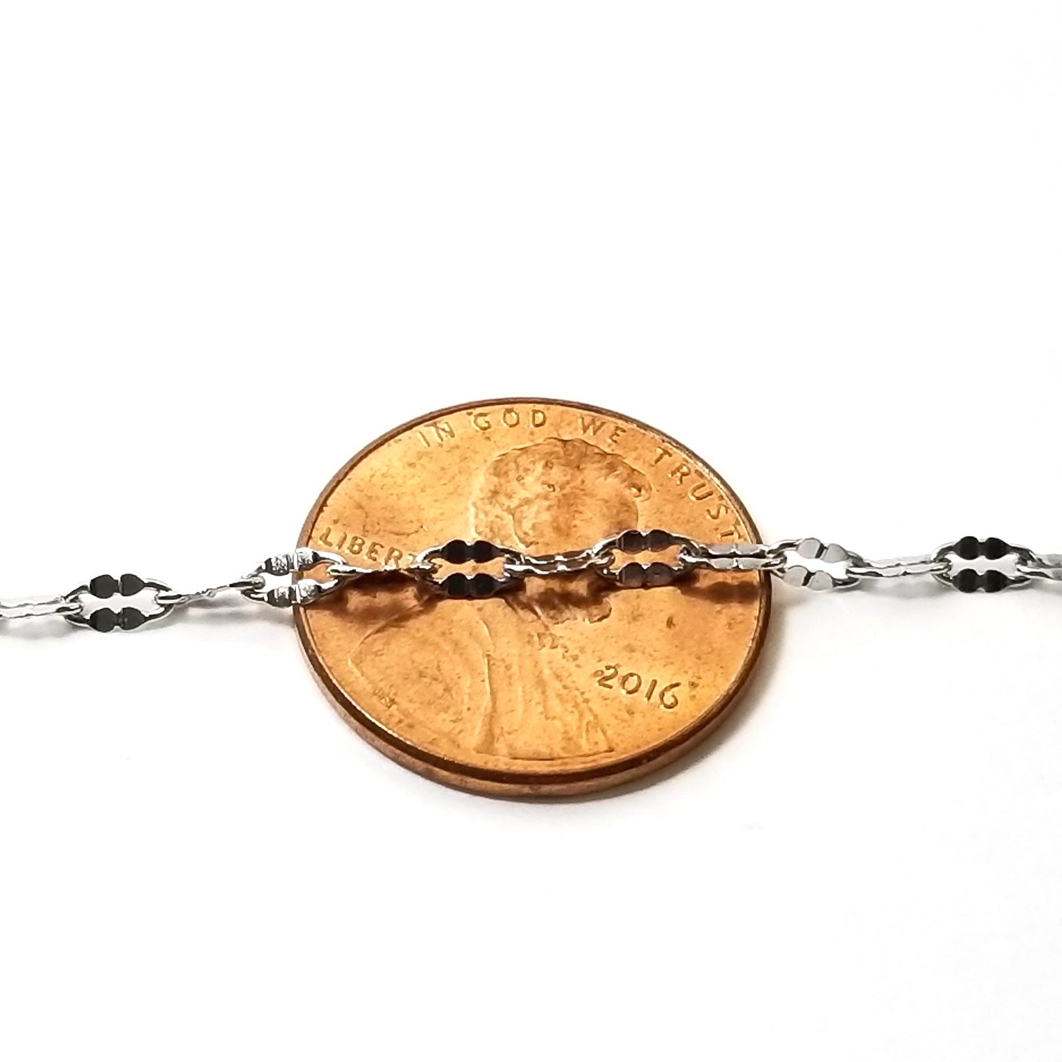 Stainless Steel Decorative Oval Closed Link Chain, Fine 4.5x2mm, 50 meters spooled, #1921