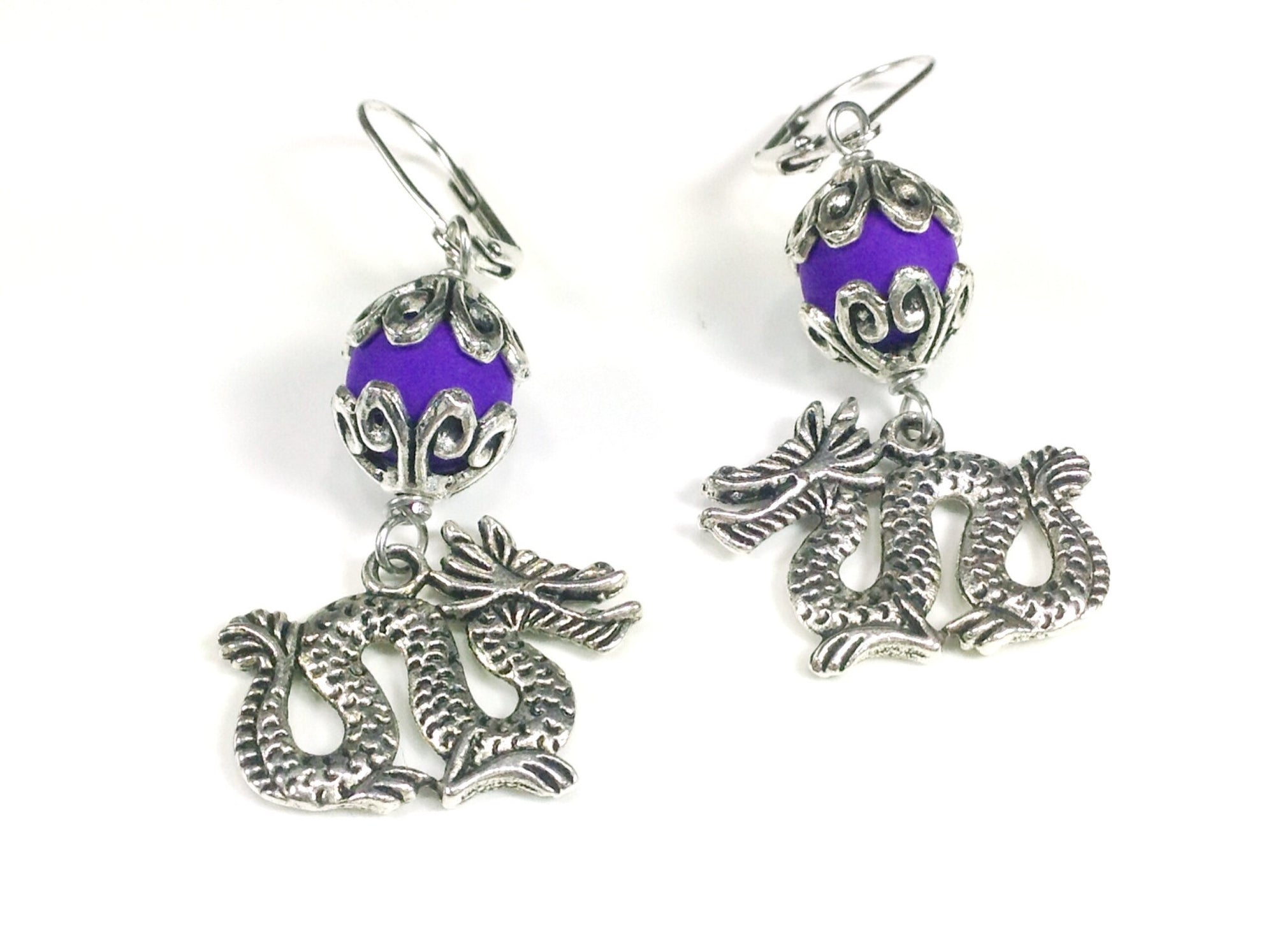 How to Make Wrapped Bead and Charm Earrings