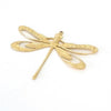 Extra Large Filigree Dragonfly Charm, 1 Loop, Brass, Lot Size 2, #11R