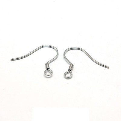 Ear Wires, 17mm, Coil Design, Lot Size 200, #1319