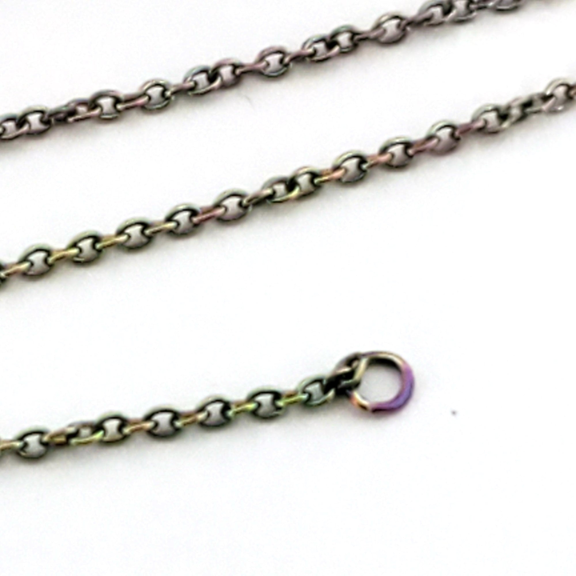 1 Meter Flat Round Bead Chain Stainless Steel Loose Chain For Diy Bracelet Necklace  Making Supplies - Temu Philippines