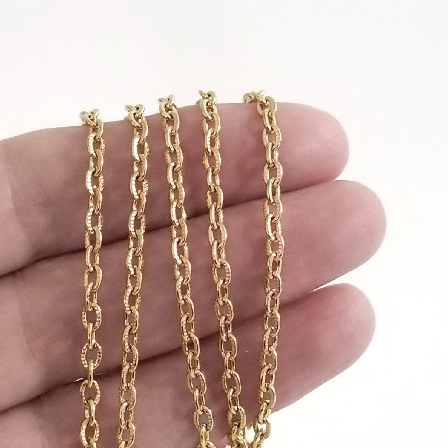 2meters /5meters Gold/Silver Stainless Steel 3:1 Oval Link Chain Findings 6.5mm 2meters /5meters Gold/Silver Stainless Steel 3:1 Oval Link Chain Findings 6.5mm