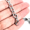 Extra Thick Stainless Steel Jewelry Chain, 15 Feet, Unspooled Open Links, 10x8x2mm, #1968-1