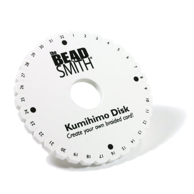 Kumihimo Disk with Instructions, 6 Inches, 3/8 Inch Thick, 35mm Hole, #600