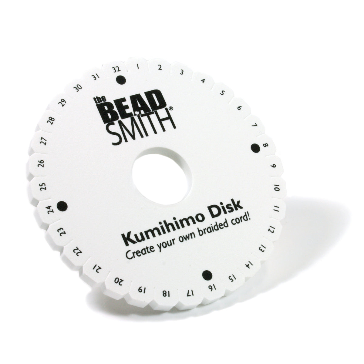 Kumihimo Disk, 6 Inches, 3/8 Inch Thick, 35mm Hole, #604