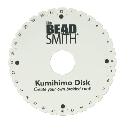 Kumihimo Disk, 6 Inches, 3/8 Inch Thick, 35mm Hole, #604 - Jewelry Tool Box