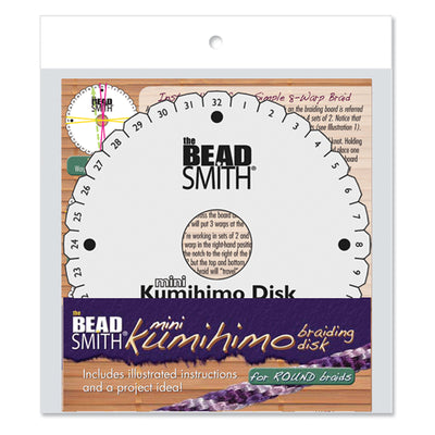 Kumihimo Disk with Instructions, 4.25 Inches, 3/8 Inch Thick, 35mm Hole, #602