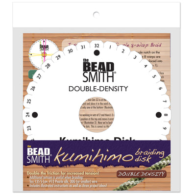 Kumihimo Double Density Disk with Instructions, 6 Inches, 20mm Thick, 35mm Hole, #606