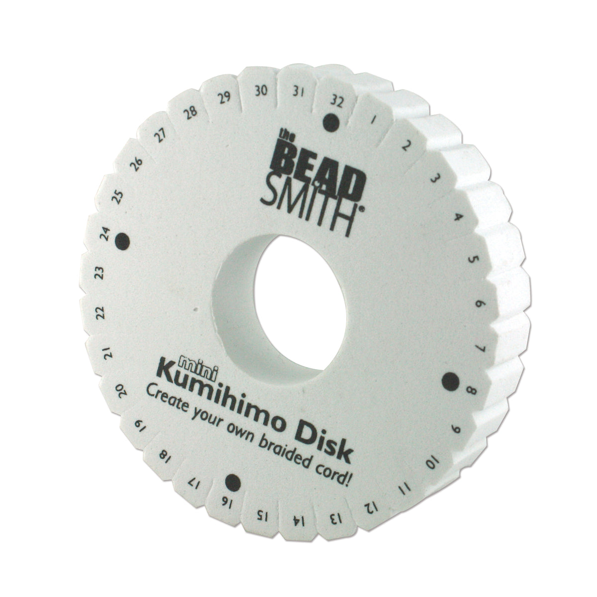 Kumihimo Disk, 4.25 Inches, Double Density, 20mm Thick, 35mm Hole, #609