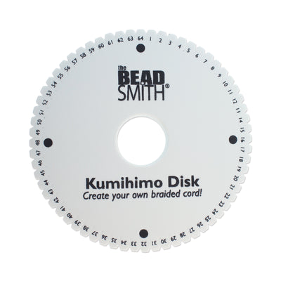 Kumihimo Disk, Double Density, 64 Slots, 6 Inches, 20mm Thick, 35mm Hole, #665