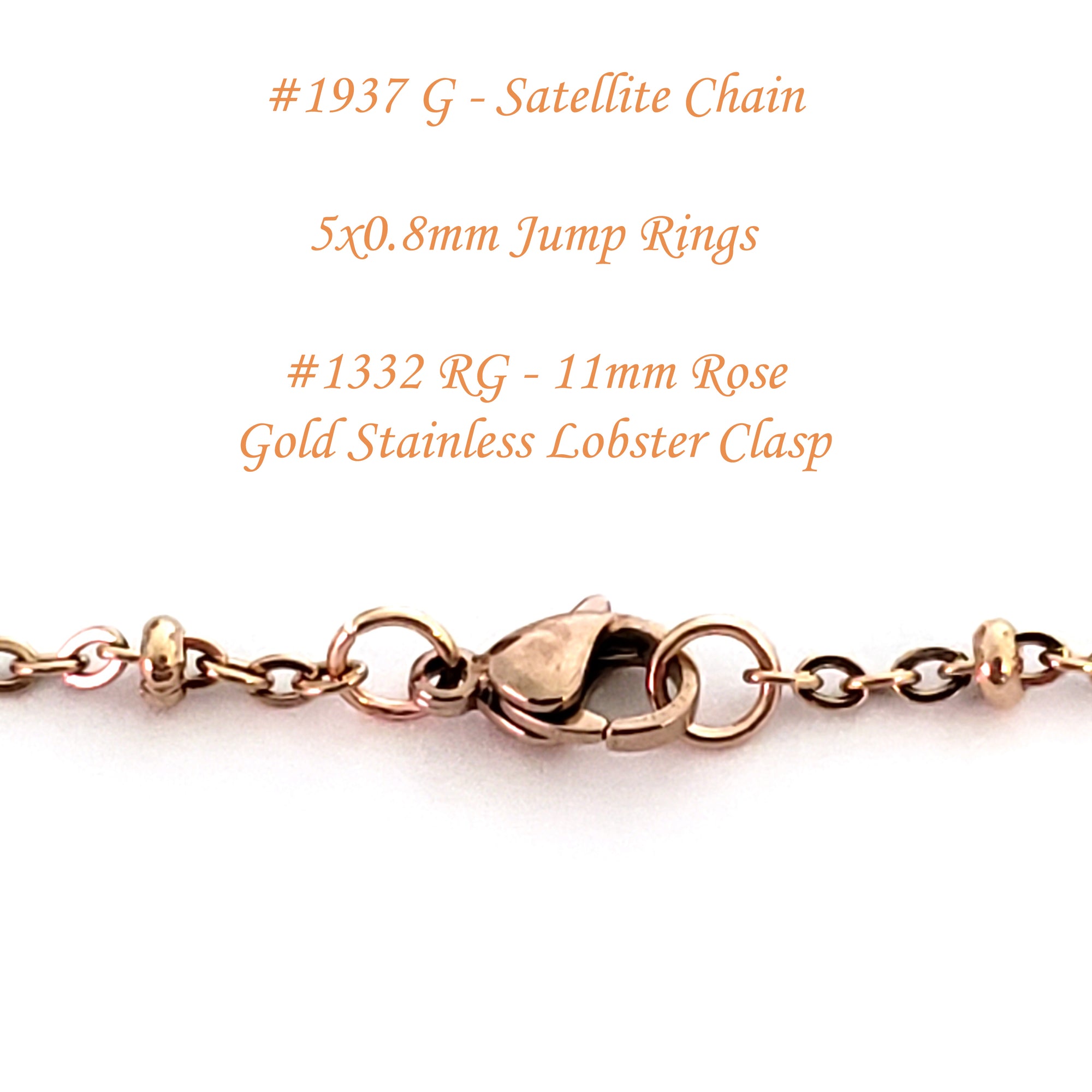 Rose Gold Station Chain, Stainless Steel, 3x2mm Rondelle Stations, Soldered Closed Links, Lot Size 50 Meters, #1937 RG Spool