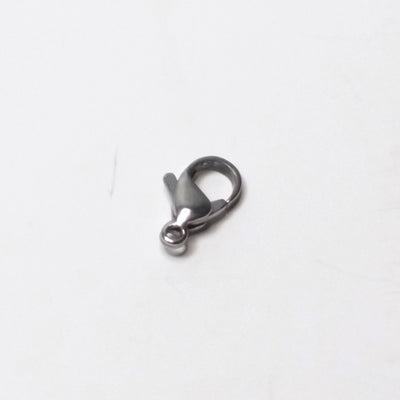 12mm Lobster Clasps, Stainless Steel, Lot Size 100 Clasps