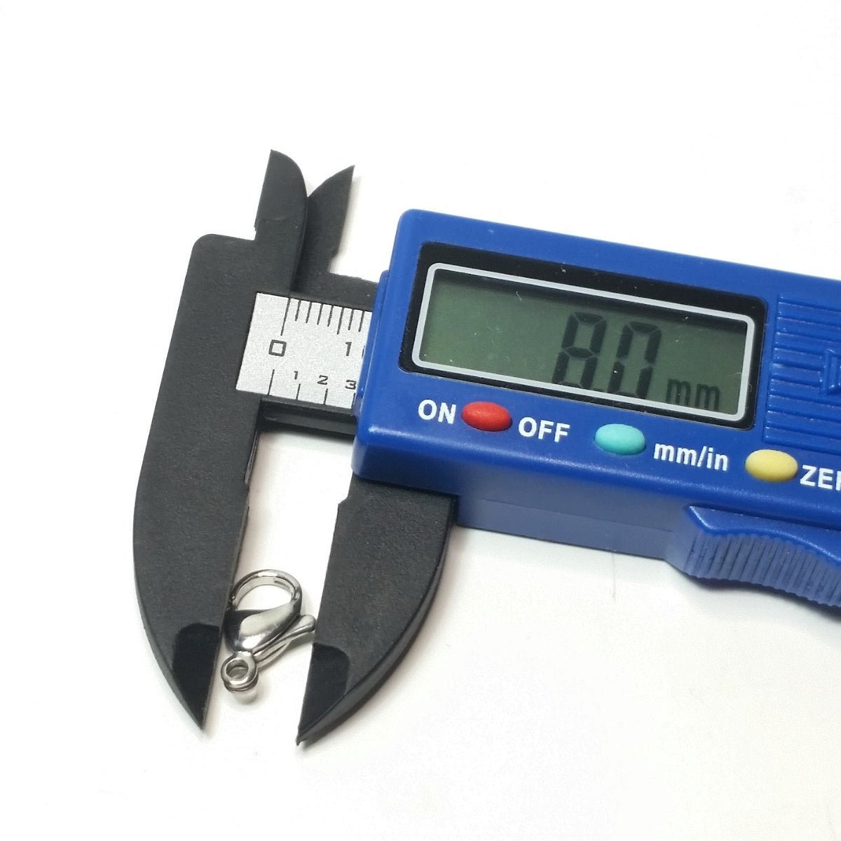 13mm Lobster Clasps, Stainless Steel, Lot Size 100 Clasps