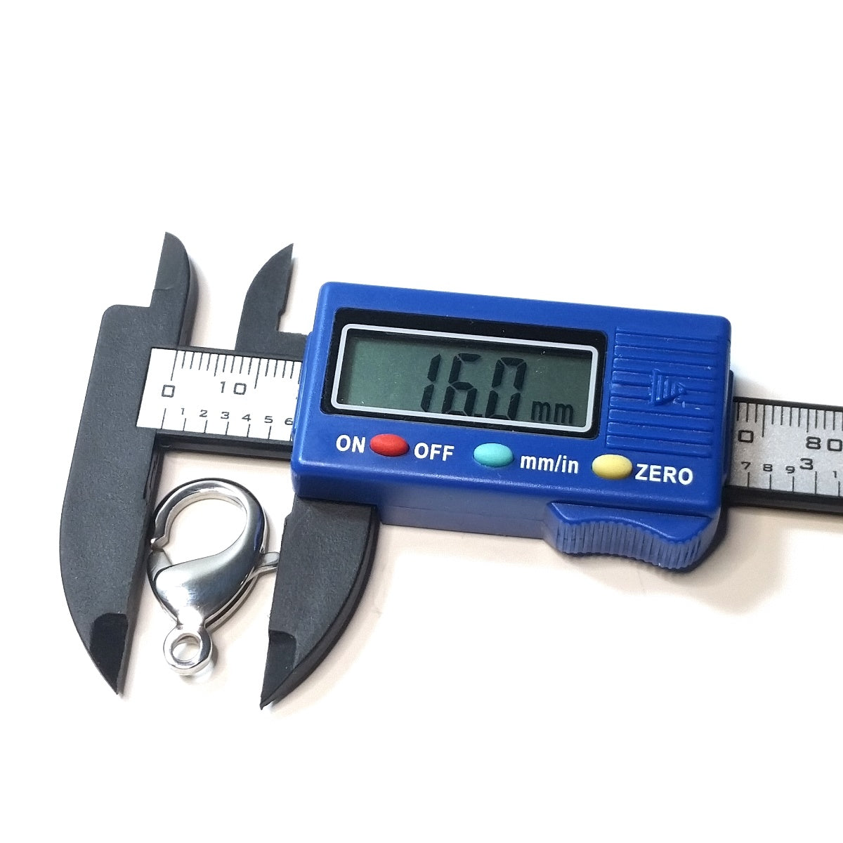 25mm Lobster Clasps, Stainless Steel, Lot Size 5 Clasps