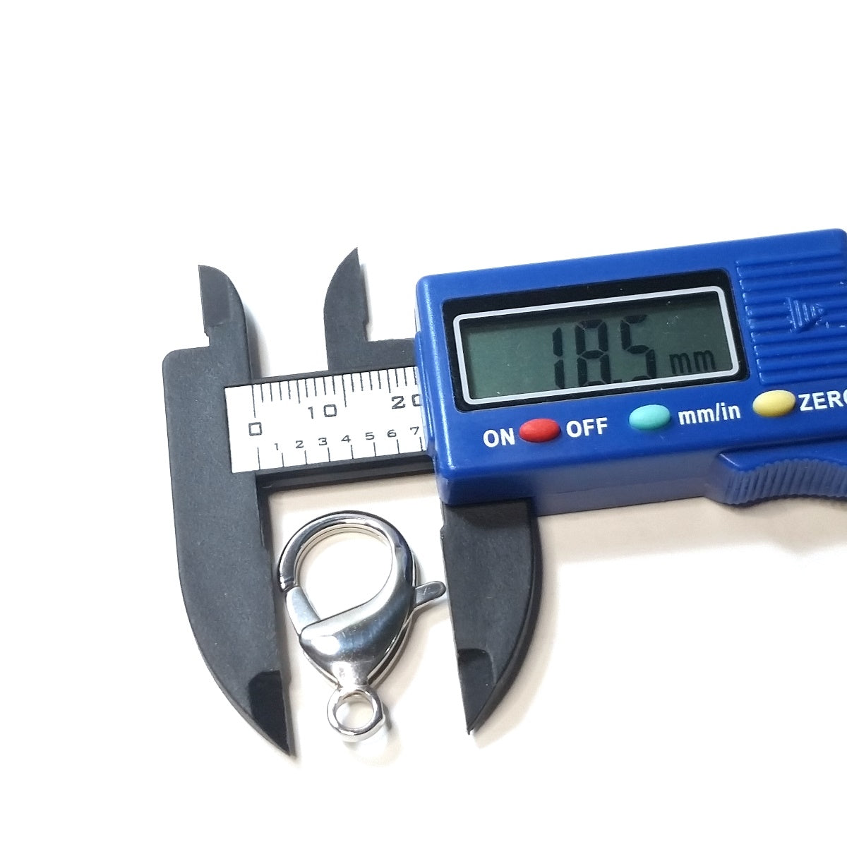 27mm Lobster Clasps, Stainless Steel, Lot Size 5 Clasps